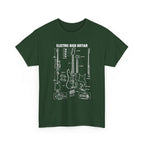 Electric Bass Guitar Blueprint T-Shirt