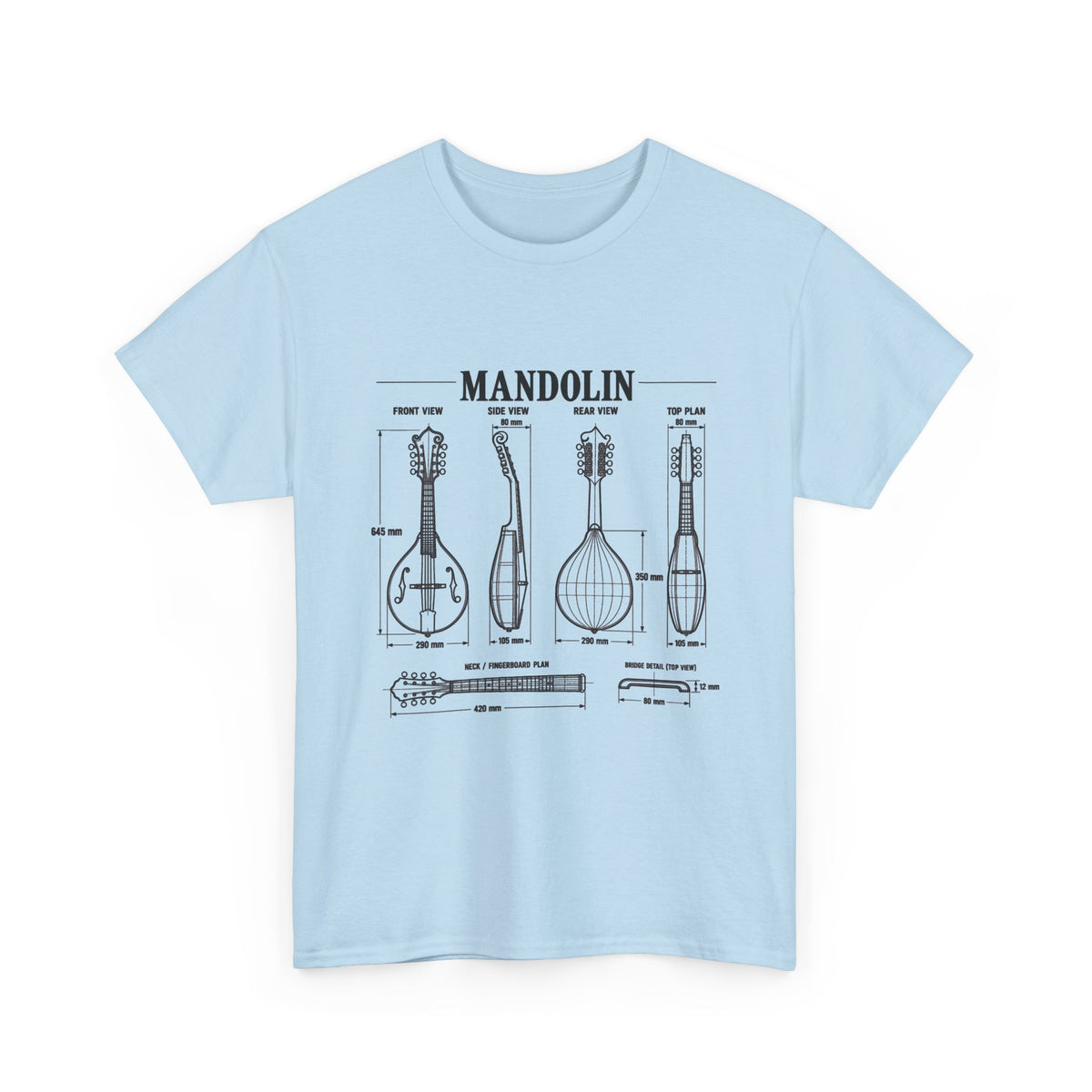 Mandolin Blueprint T-Shirt