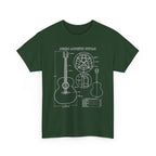 Jumbo Acoustic Guitar Blueprint T-Shirt