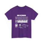 MIDI Keyboard Blueprint T-Shirt