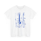Acoustic Guitar Blueprint T-Shirt