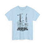 Hollow-Body Electric Guitar Blueprint T-Shirt