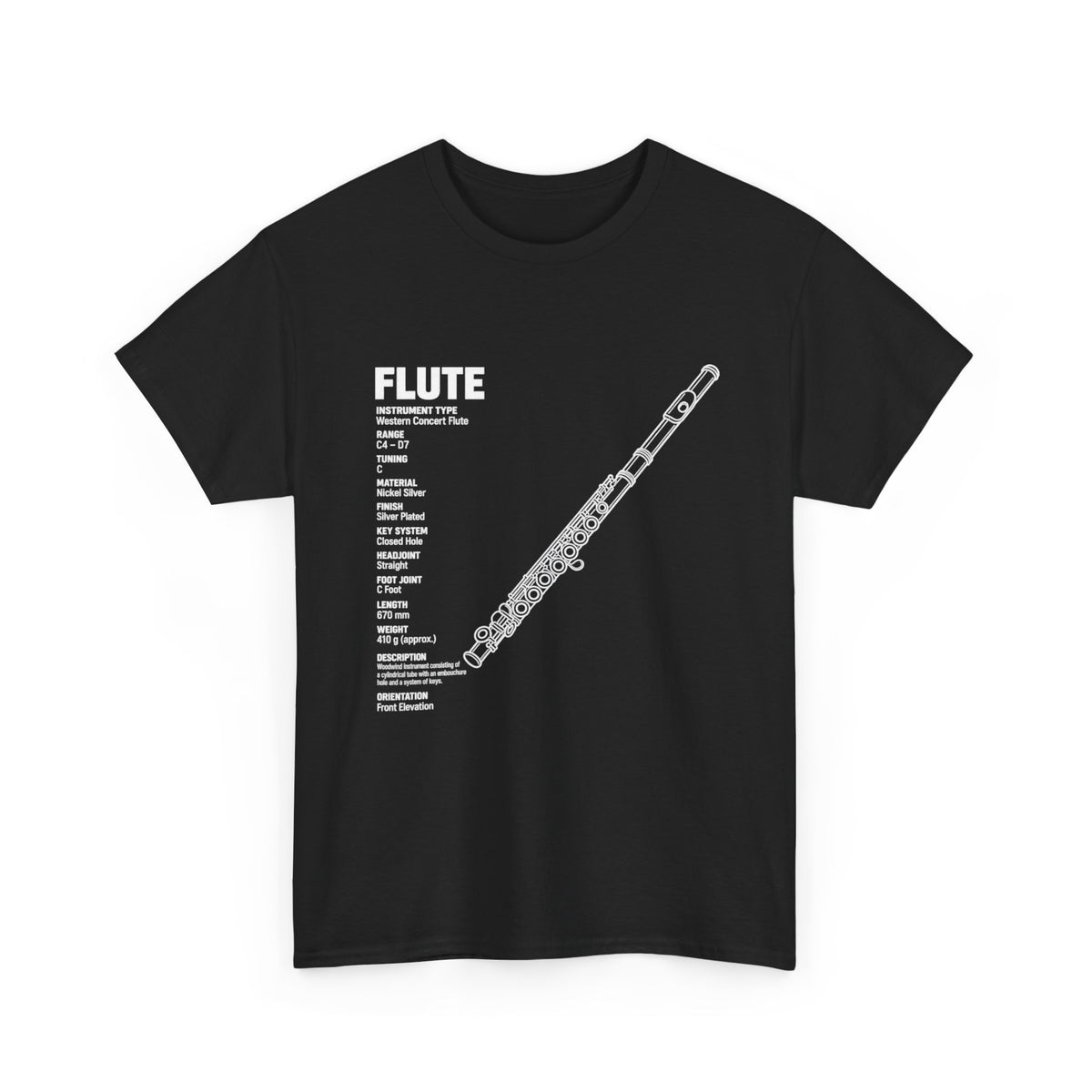 Flute Blueprint T-Shirt