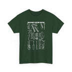 Solid-Body Electric Guitar Blueprint T-Shirt