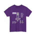 Condenser Microphone Blueprint T-Shirt