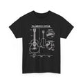 Flamenco Guitar Blueprint T-Shirt