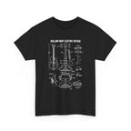 Hollow-Body Electric Guitar Blueprint T‑Shirt