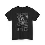 Solid-Body Electric Guitar Blueprint T-Shirt