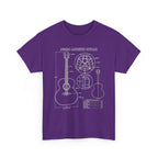 Jumbo Acoustic Guitar Blueprint T-Shirt