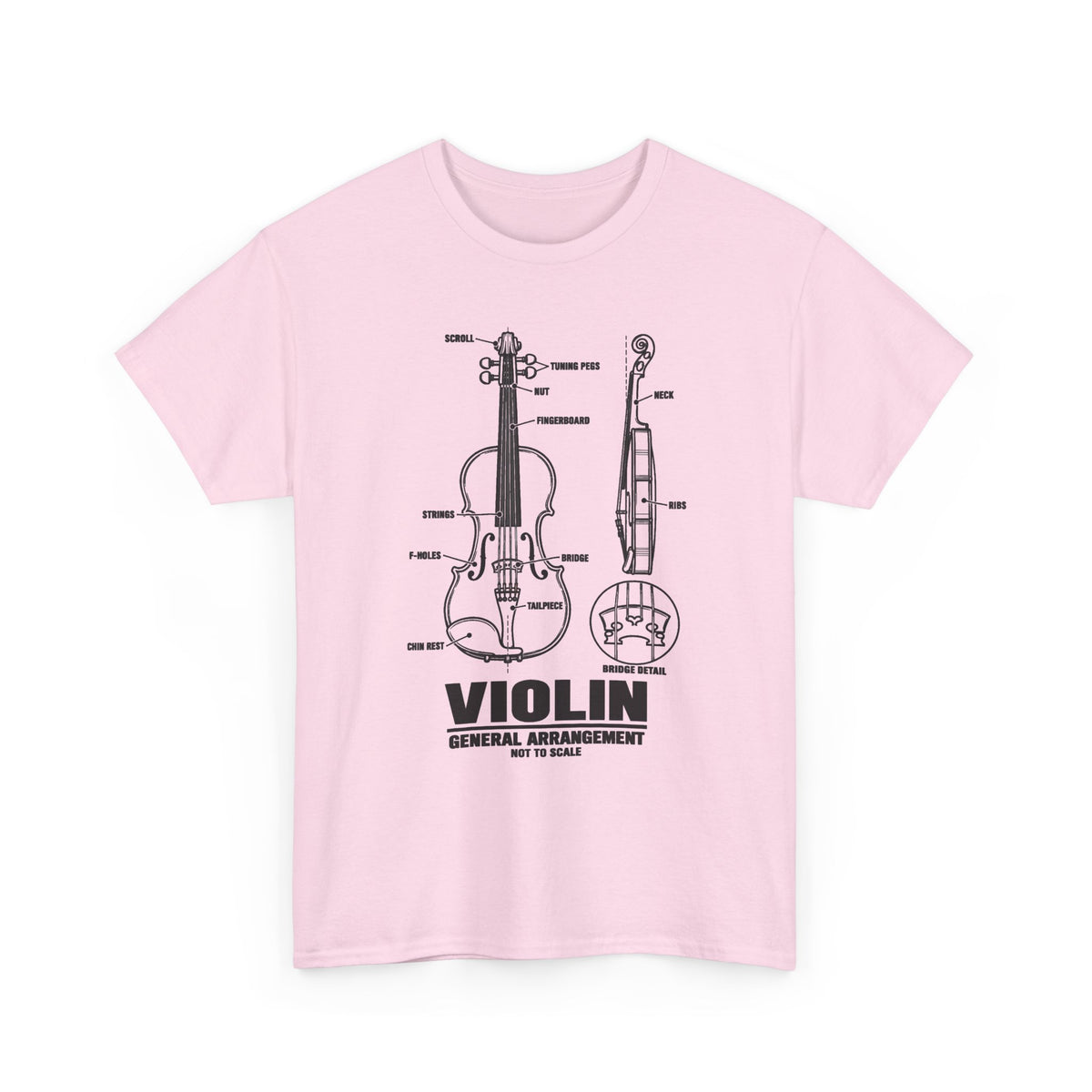 Violin Blueprint T-Shirt