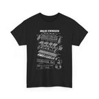 Analog Synthesizer Blueprint T-Shirt