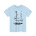 Classical Guitar Blueprint T-Shirt