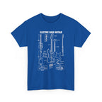 Electric Bass Guitar Blueprint T-Shirt