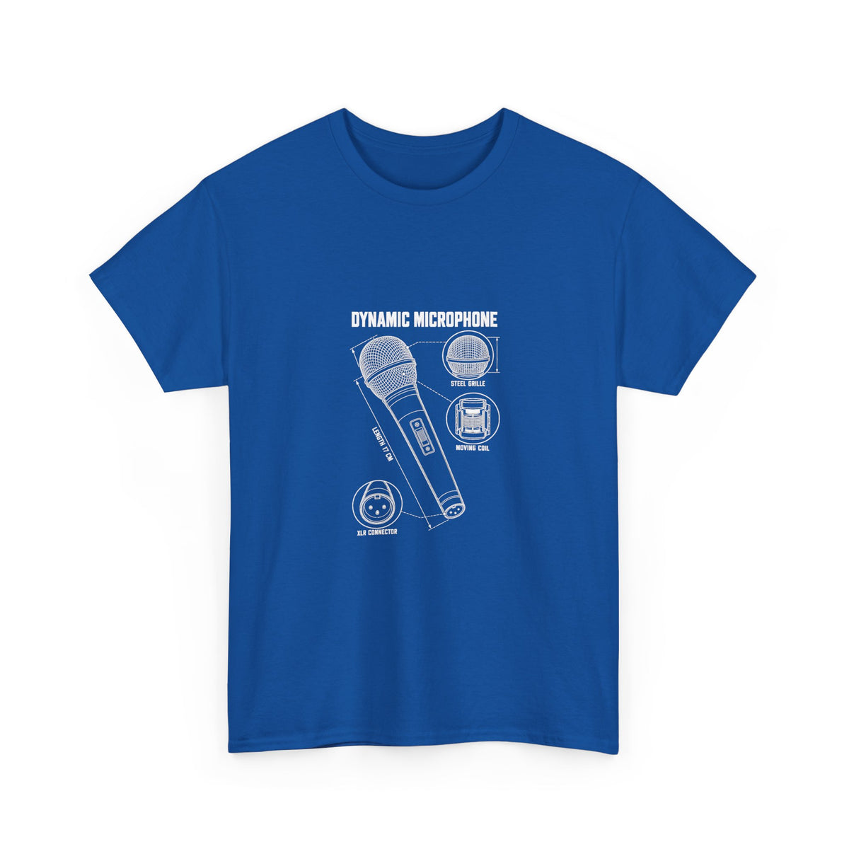 Dynamic Microphone Blueprint T‑Shirt