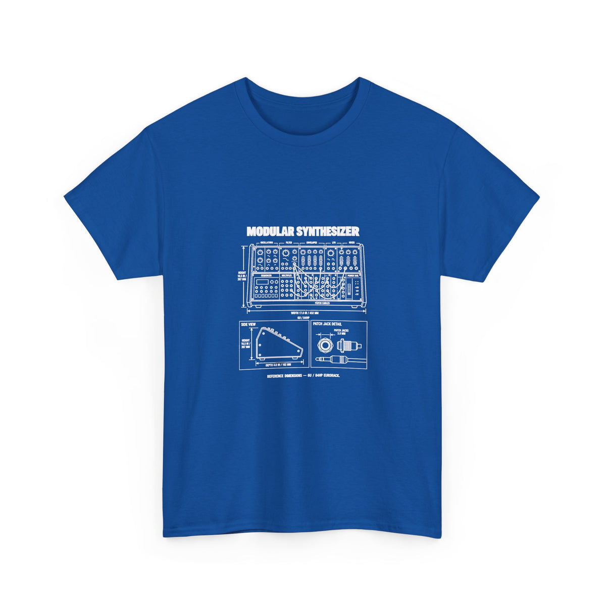 Modular Synthesizer Blueprint T-Shirt