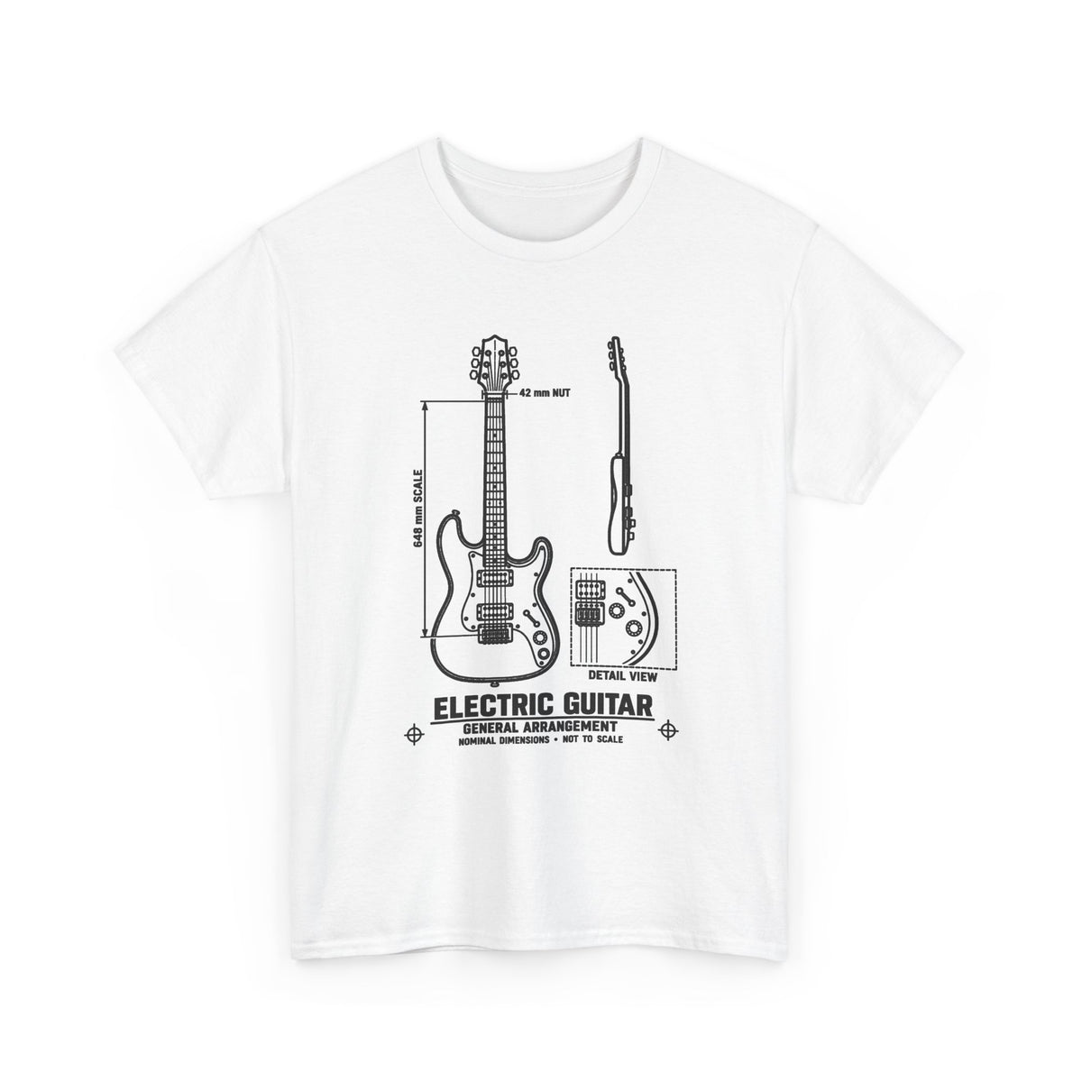 Electric Guitar Blueprint T-Shirt