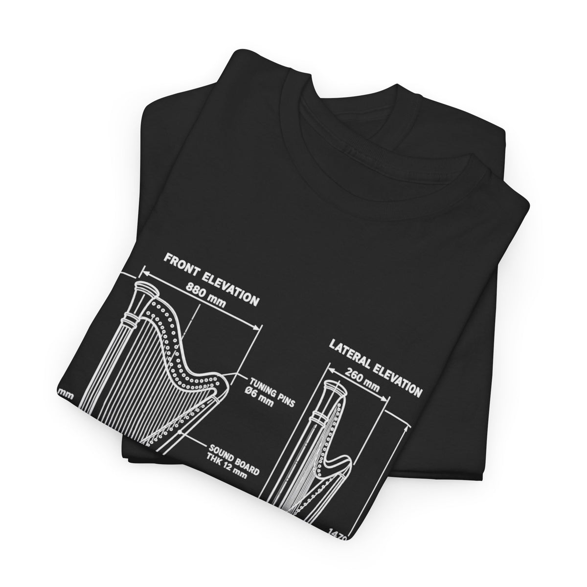 Harp Blueprint T-Shirt