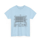 Analog Synthesizer Blueprint T-Shirt