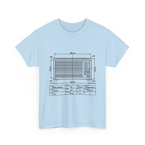 Analog Synthesizer Blueprint T-Shirt