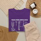 Acoustic Guitar Blueprint T-Shirt