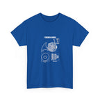 French Horn Blueprint T-Shirt