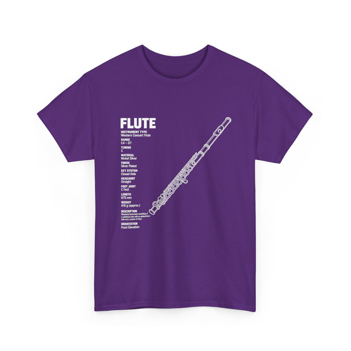 Flute Blueprint T-Shirt