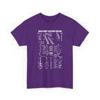 Solid-Body Electric Guitar Blueprint T-Shirt