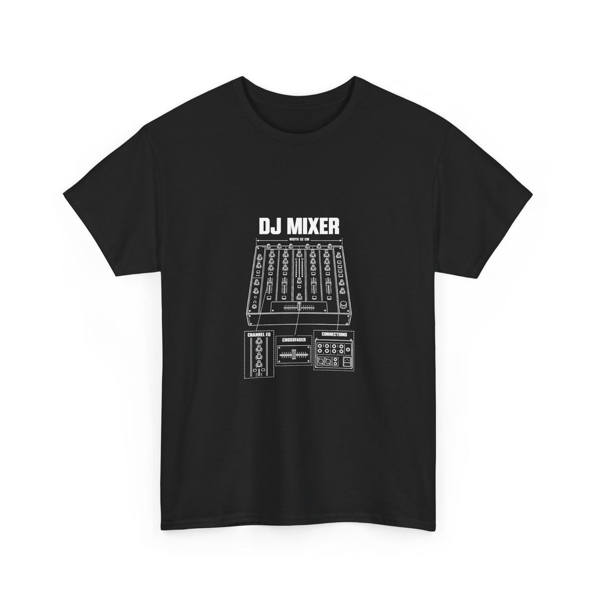 DJ Mixer Blueprint T-Shirt