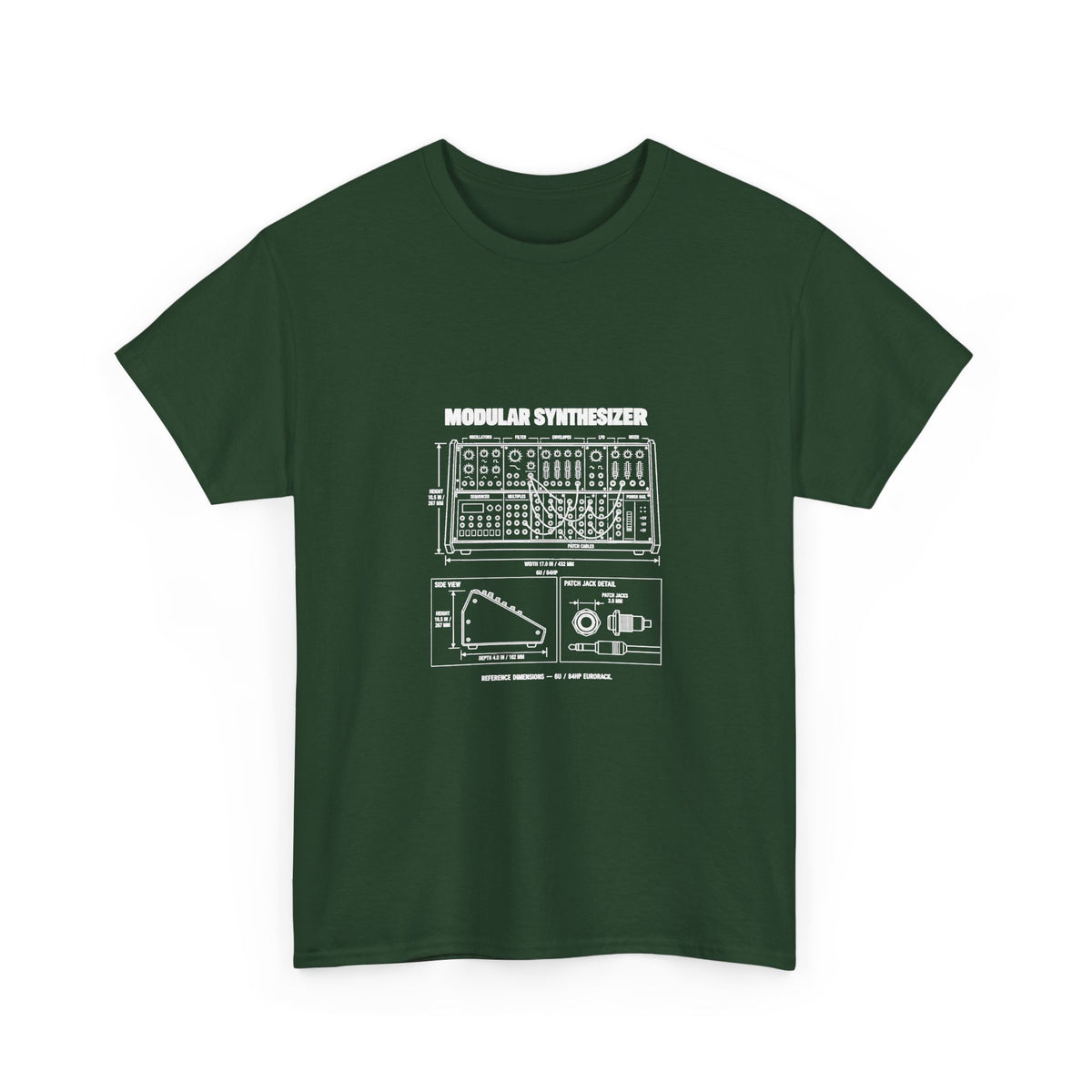 Modular Synthesizer Blueprint T-Shirt