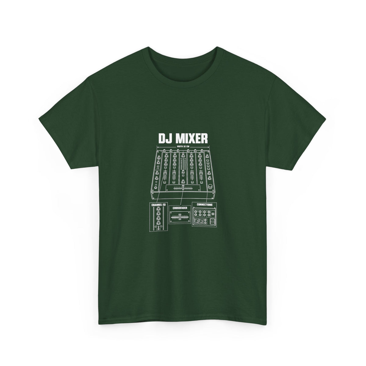 DJ Mixer Blueprint T-Shirt