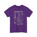 Hollow-Body Electric Guitar Blueprint T‑Shirt