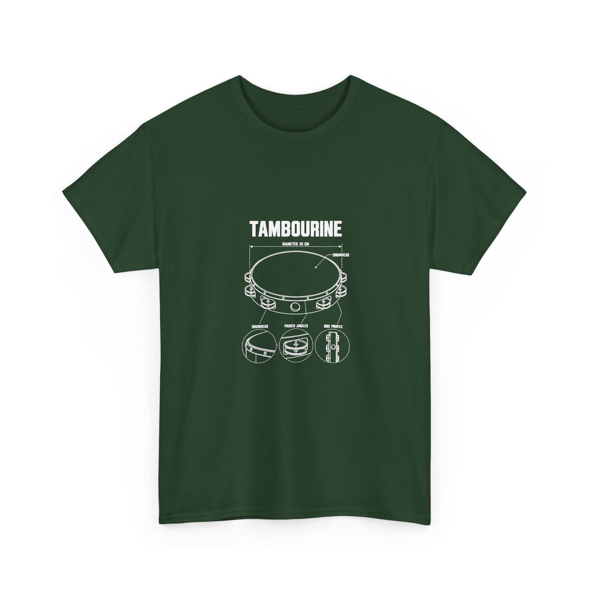Tambourine Blueprint T-Shirt