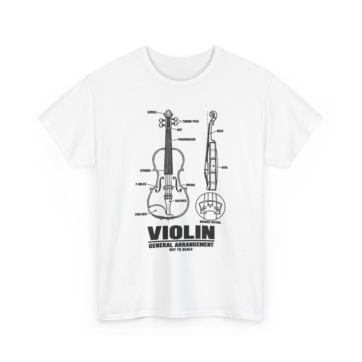 Violin Blueprint T-Shirt