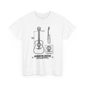 Acoustic Guitar Blueprint T-Shirt