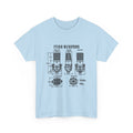 Studio Microphone Blueprint T-Shirt