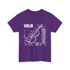 Violin Blueprint T-Shirt