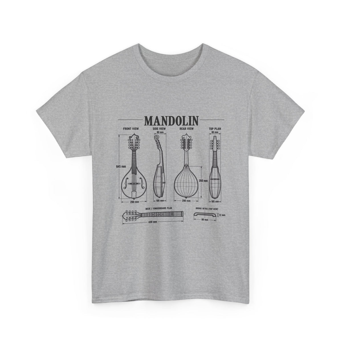 Mandolin Blueprint T-Shirt