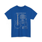 Jumbo Acoustic Guitar Blueprint T-Shirt