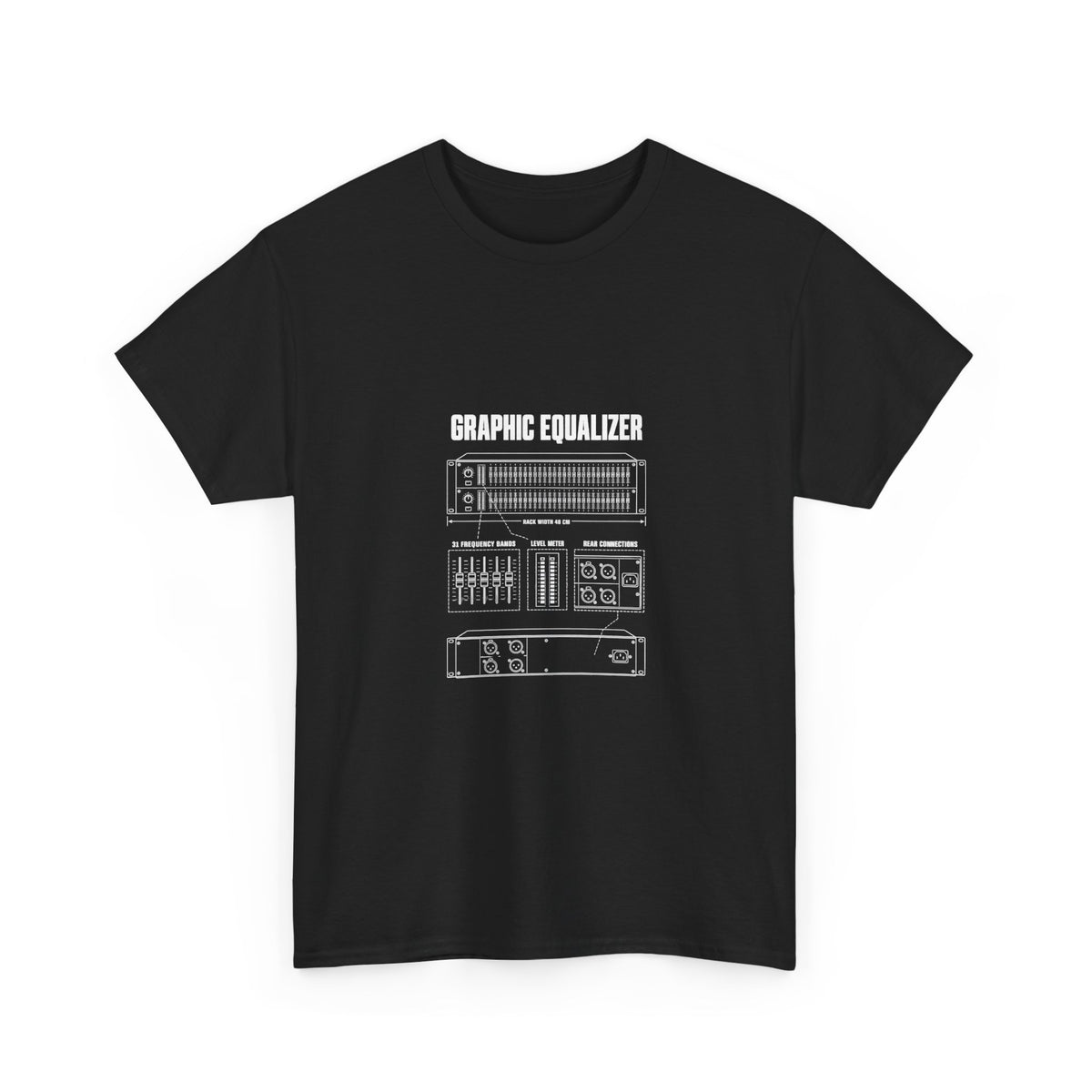 Graphic Equalizer Blueprint T-Shirt