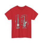 Saxophone Blueprint T-Shirt