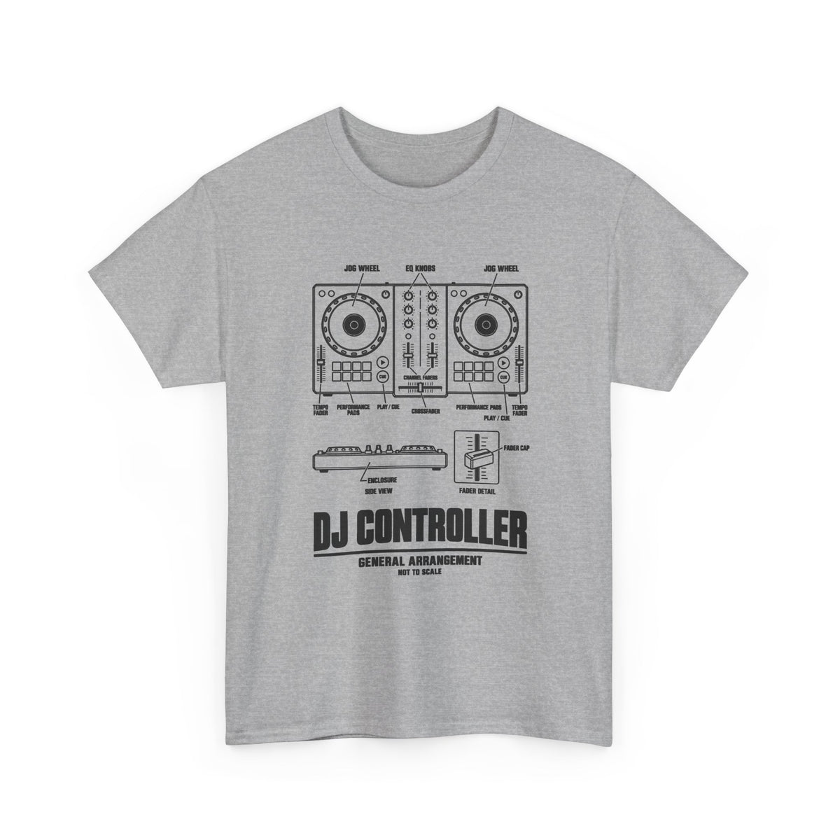 DJ Controller Blueprint T-Shirt