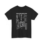 Acoustic Guitar Blueprint T-Shirt