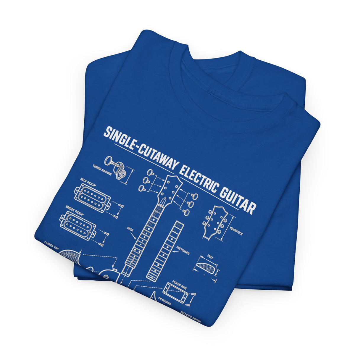 Electric Guitar Blueprint T-Shirt