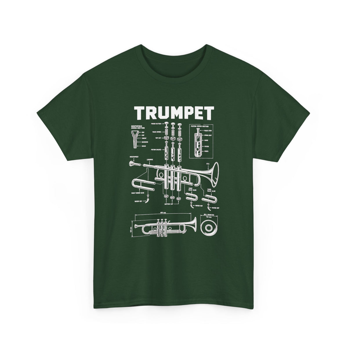Trumpet Blueprint T-Shirt