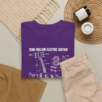 Baritone Electric Guitar Blueprint T-Shirt