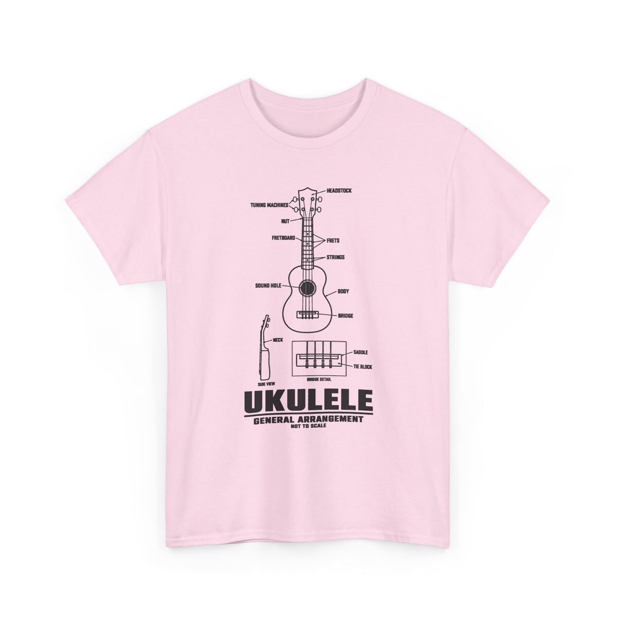 Ukulele Blueprint T-Shirt