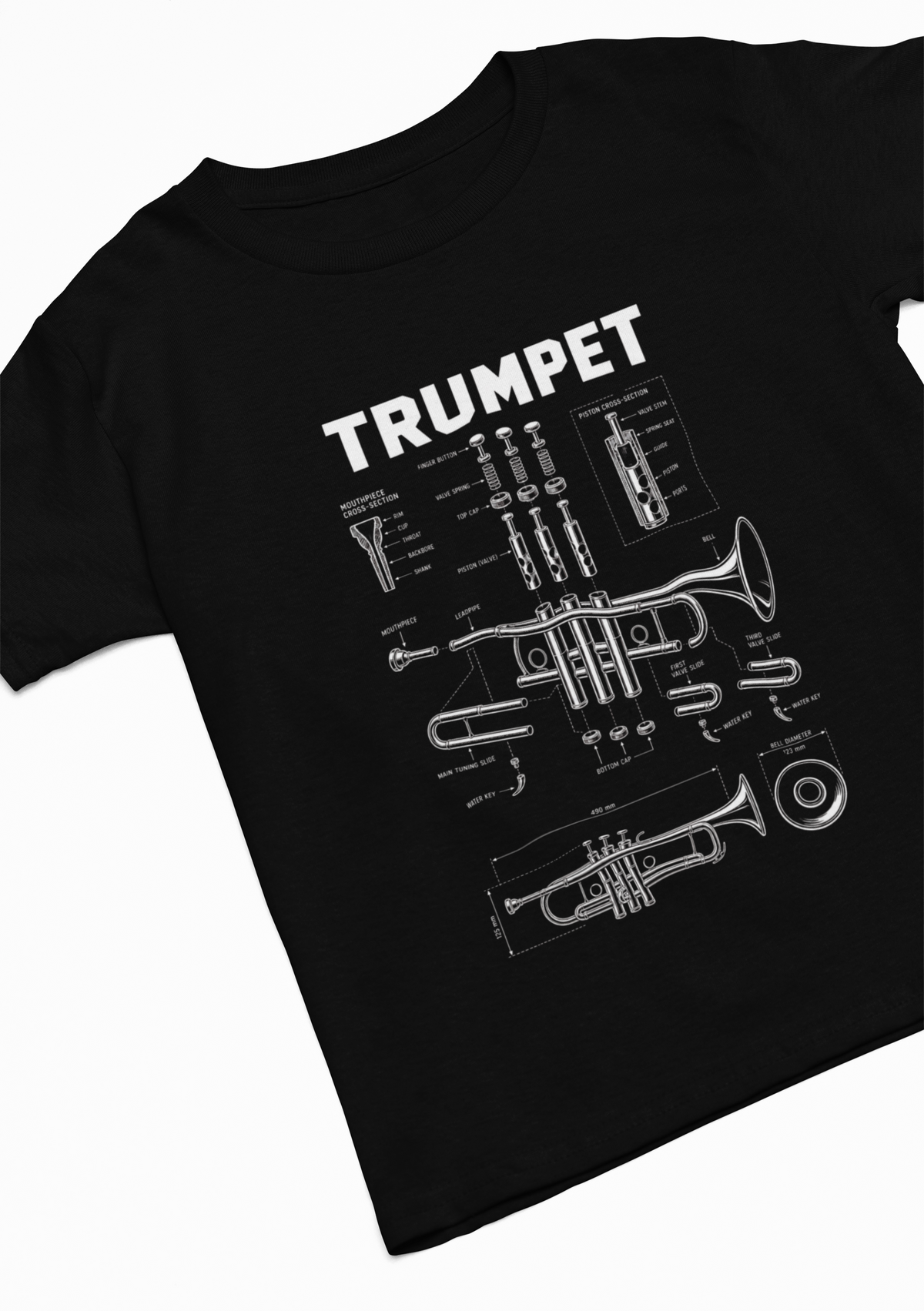 Trumpet Blueprint T-Shirt