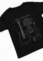 Jumbo Acoustic Guitar Blueprint T-Shirt