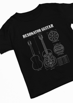 Resonator Guitar Blueprint T-Shirt