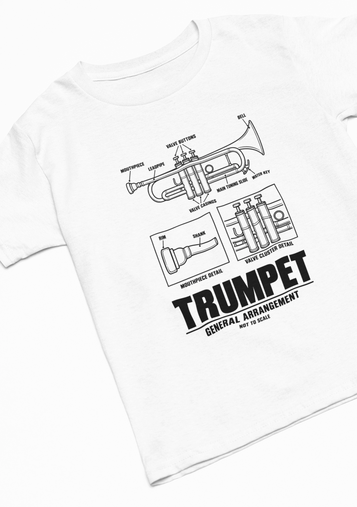Trumpet Blueprint T-Shirt